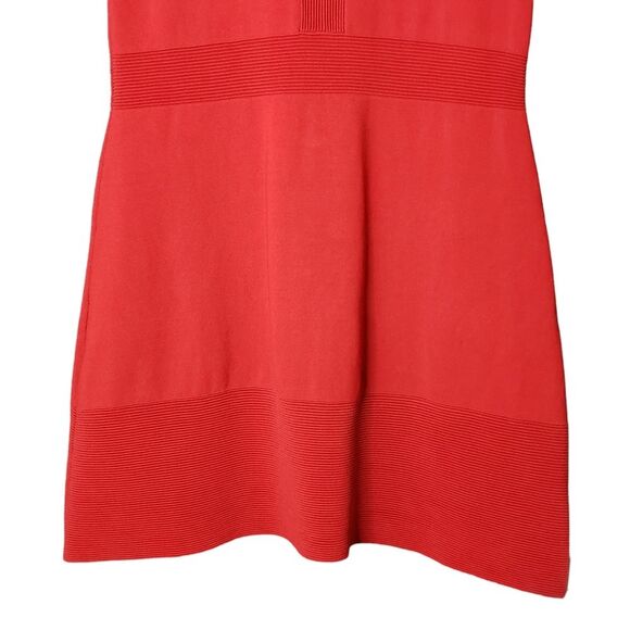 MICHEAL Micheal Kors Ottoman Flare-Hem Dress Mango Red Size 1X - Picture 5 of 11